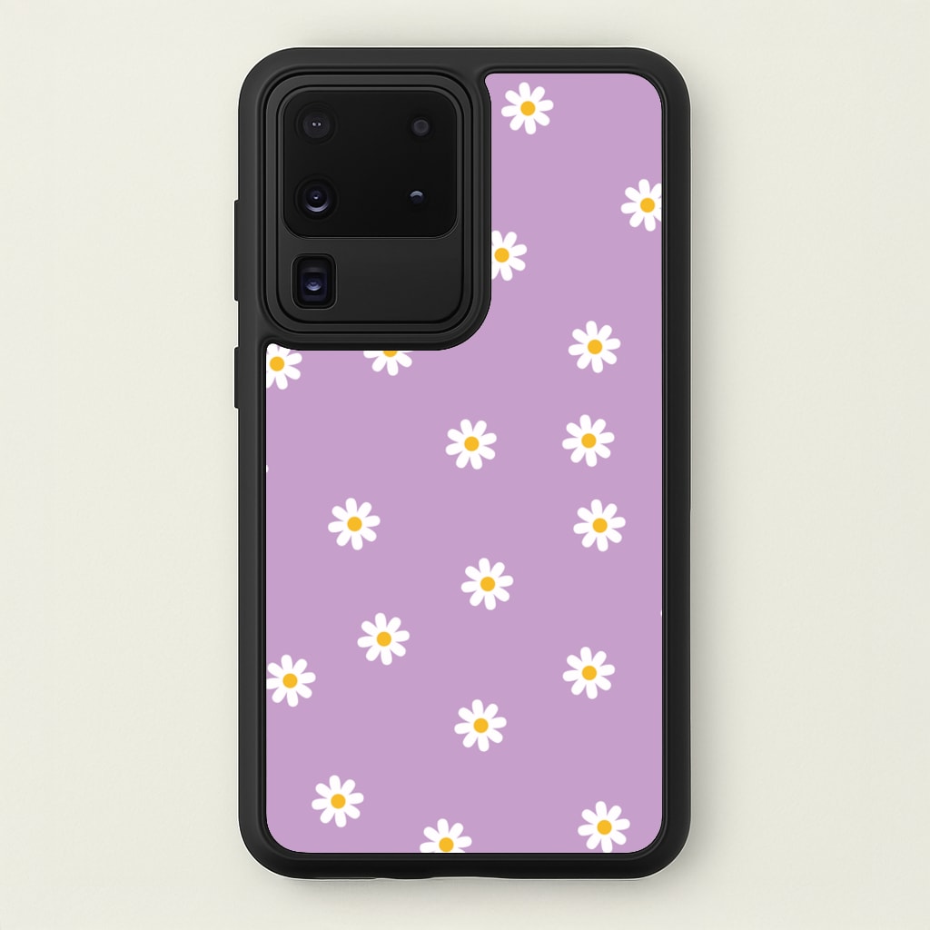 Purple Daisies - Spring Phone Case for Galaxy S20 Ultra