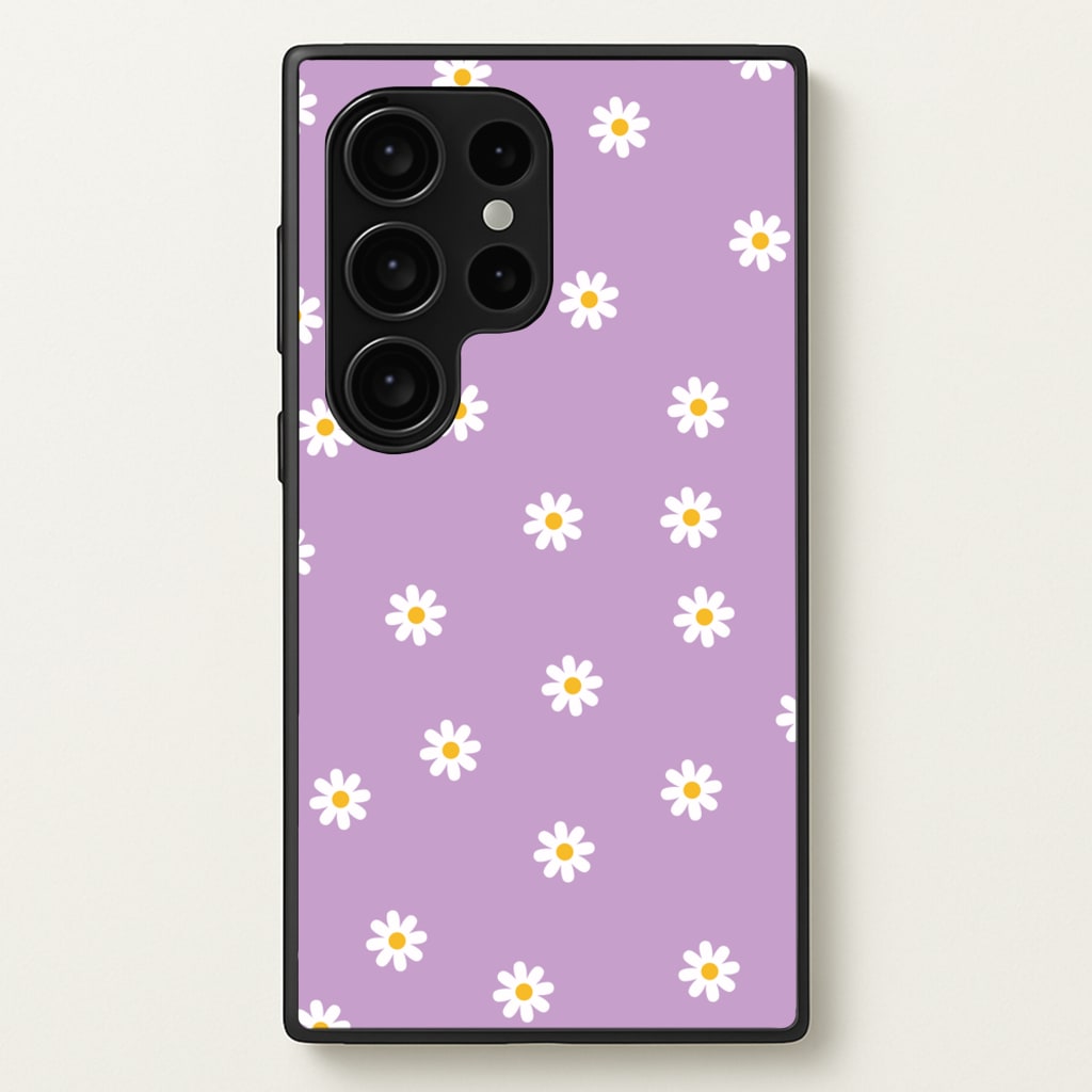 Purple Daisies - Spring Phone Case for Galaxy S24 Ultra