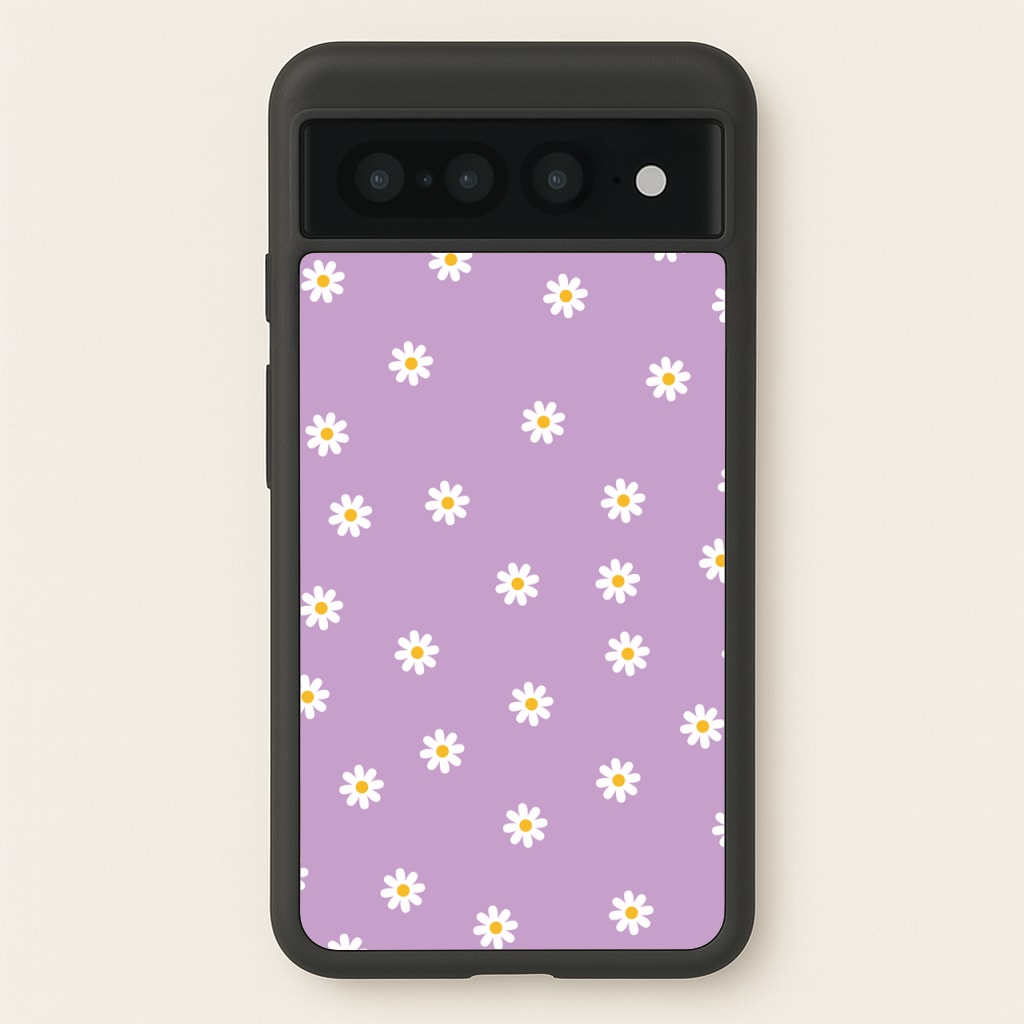 Purple Daisies - Spring Phone Case for Google Pixel 7 Pro