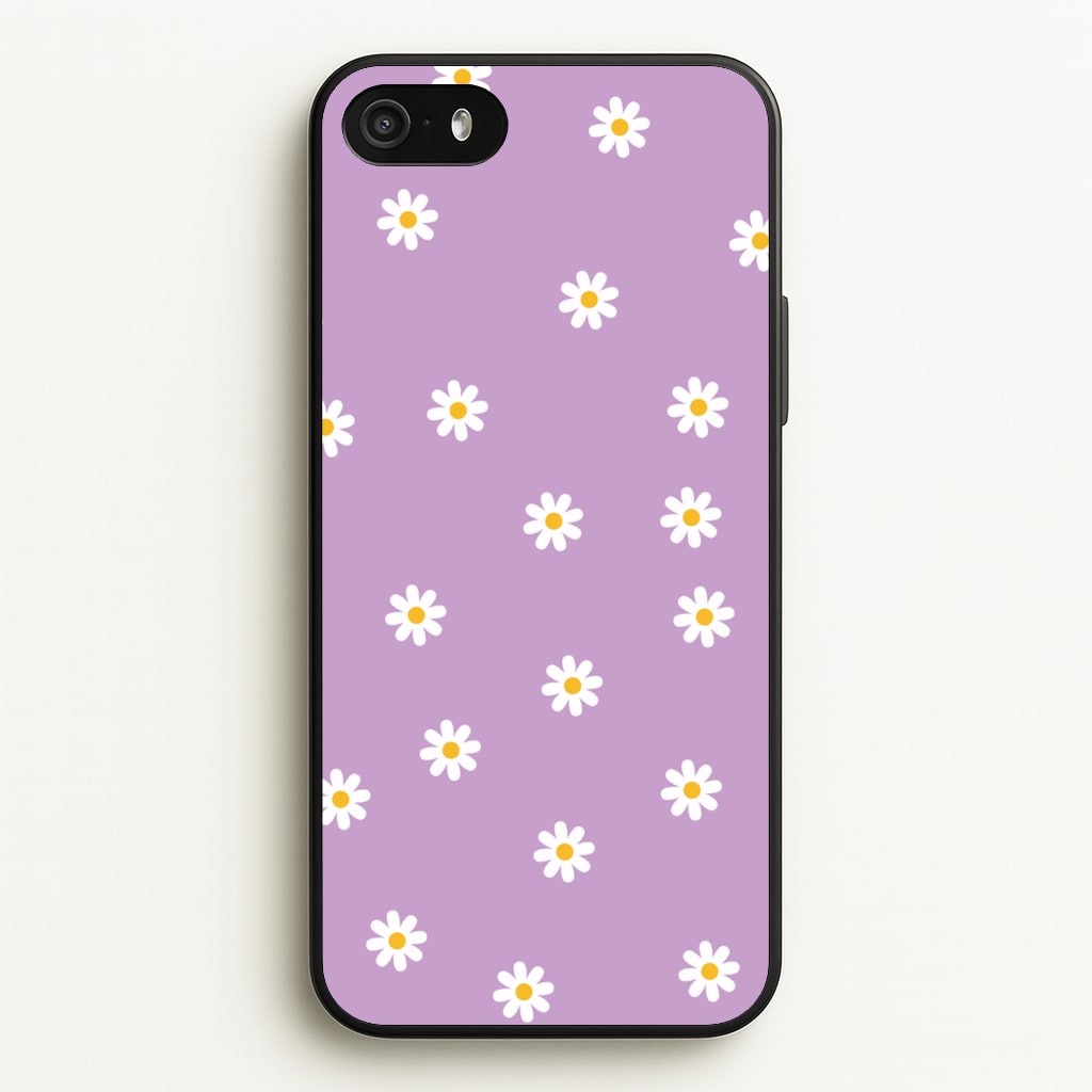 Purple Daisies - Spring Phone Case for iPhone 5 / 5s / SE 2016
