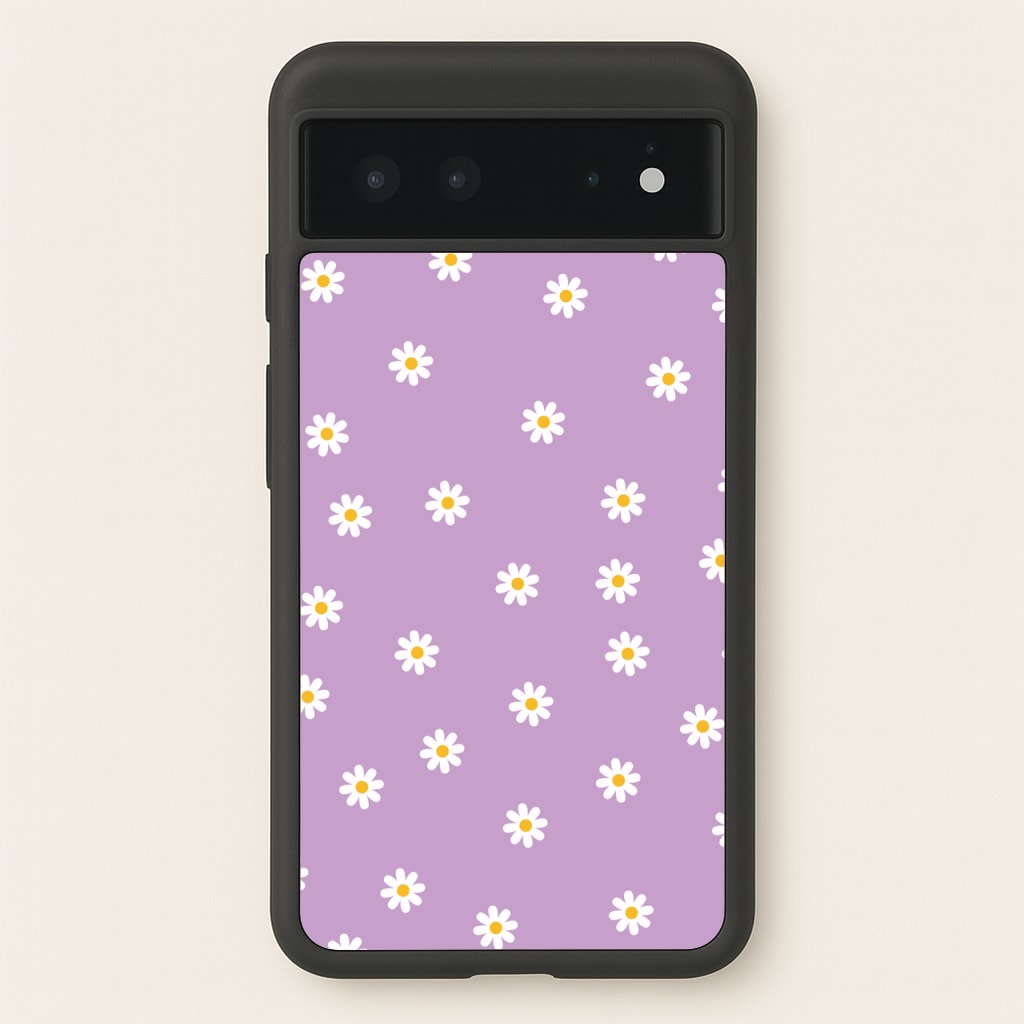 Purple Daisies - Spring Phone Case for Google Pixel 6