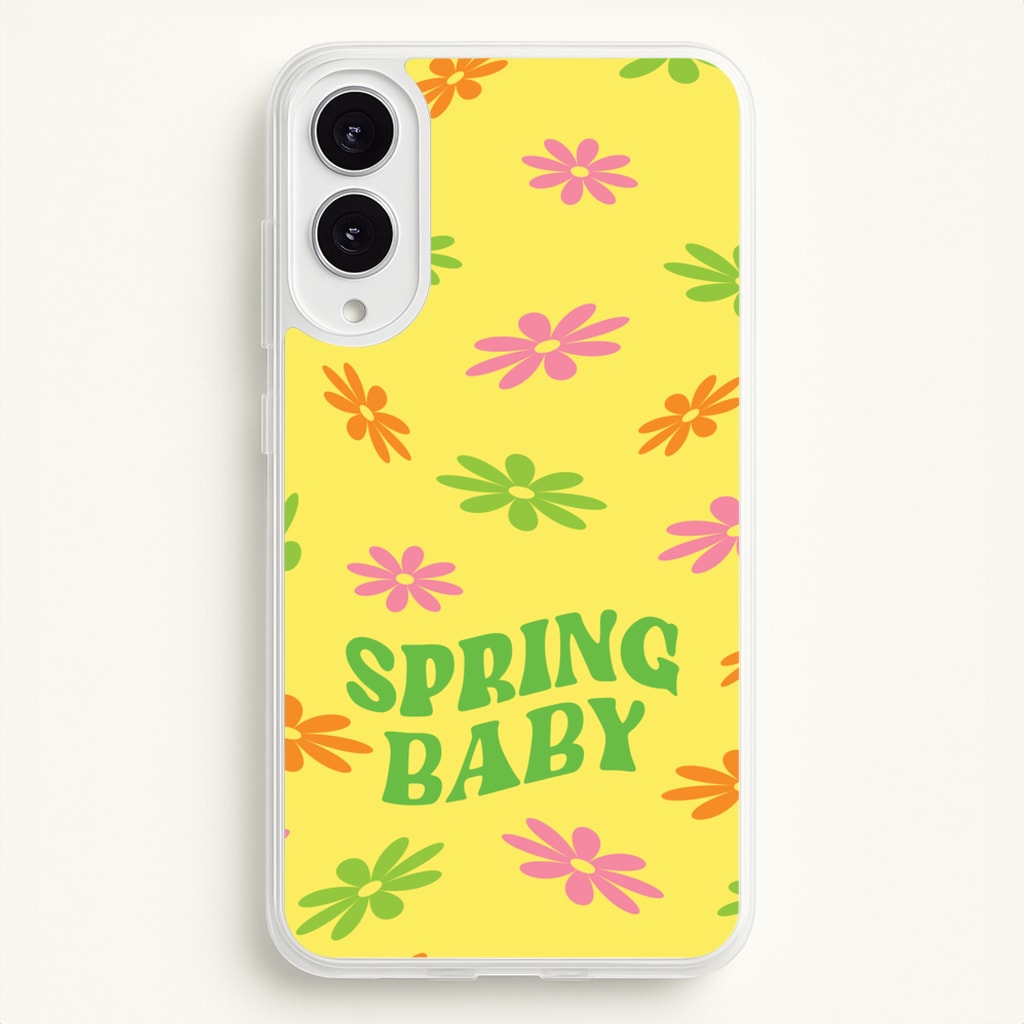 Spring Baby Retro Pattern - Spring Phone Case for Galaxy S25 Edge
