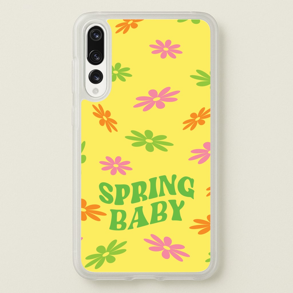 Spring Baby Retro Pattern - Spring Phone Case for Huawei P20 Pro
