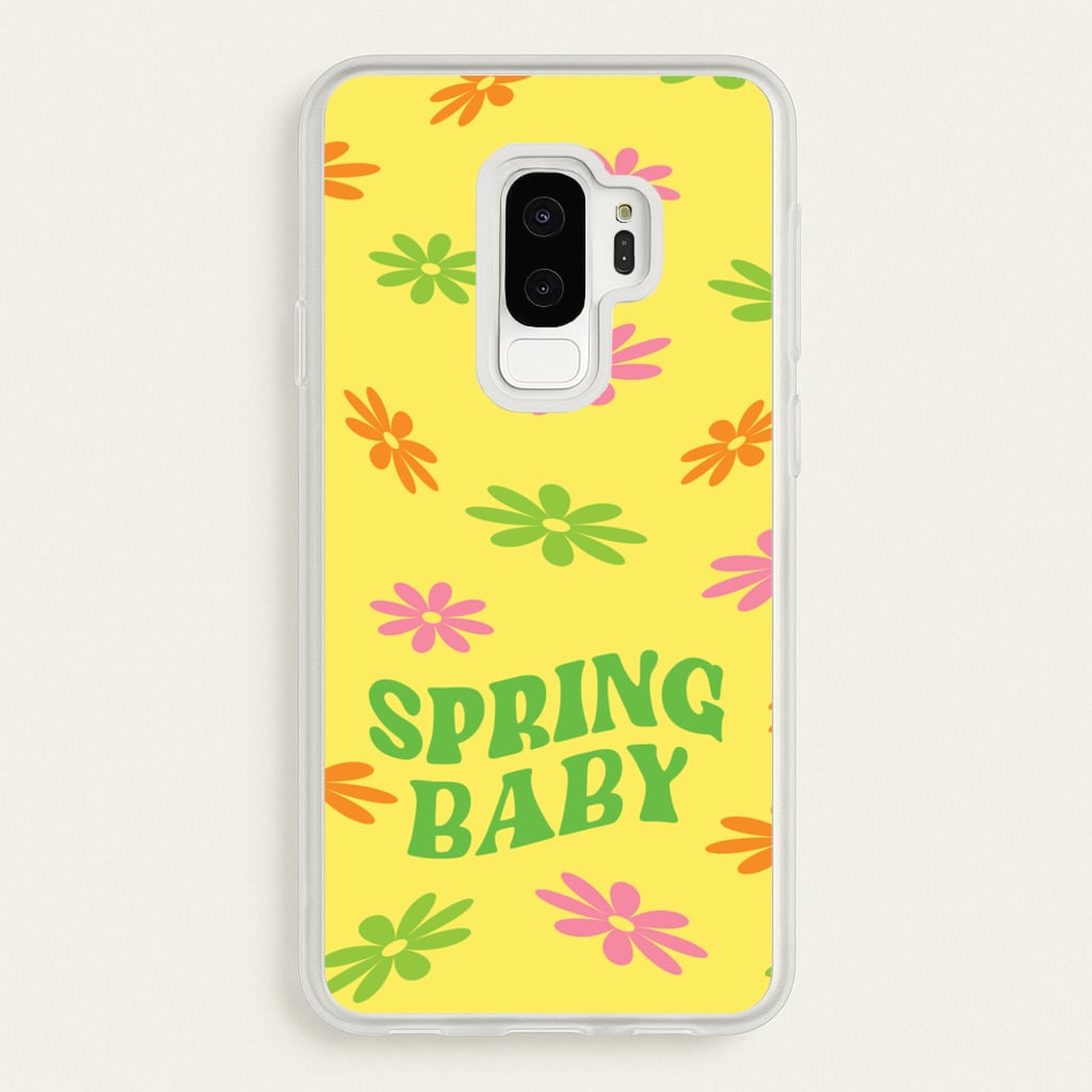 Spring Baby Retro Pattern - Spring Phone Case for Galaxy S9 Plus