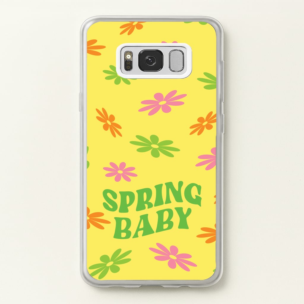 Spring Baby Retro Pattern - Spring Phone Case for Galaxy S8 Plus