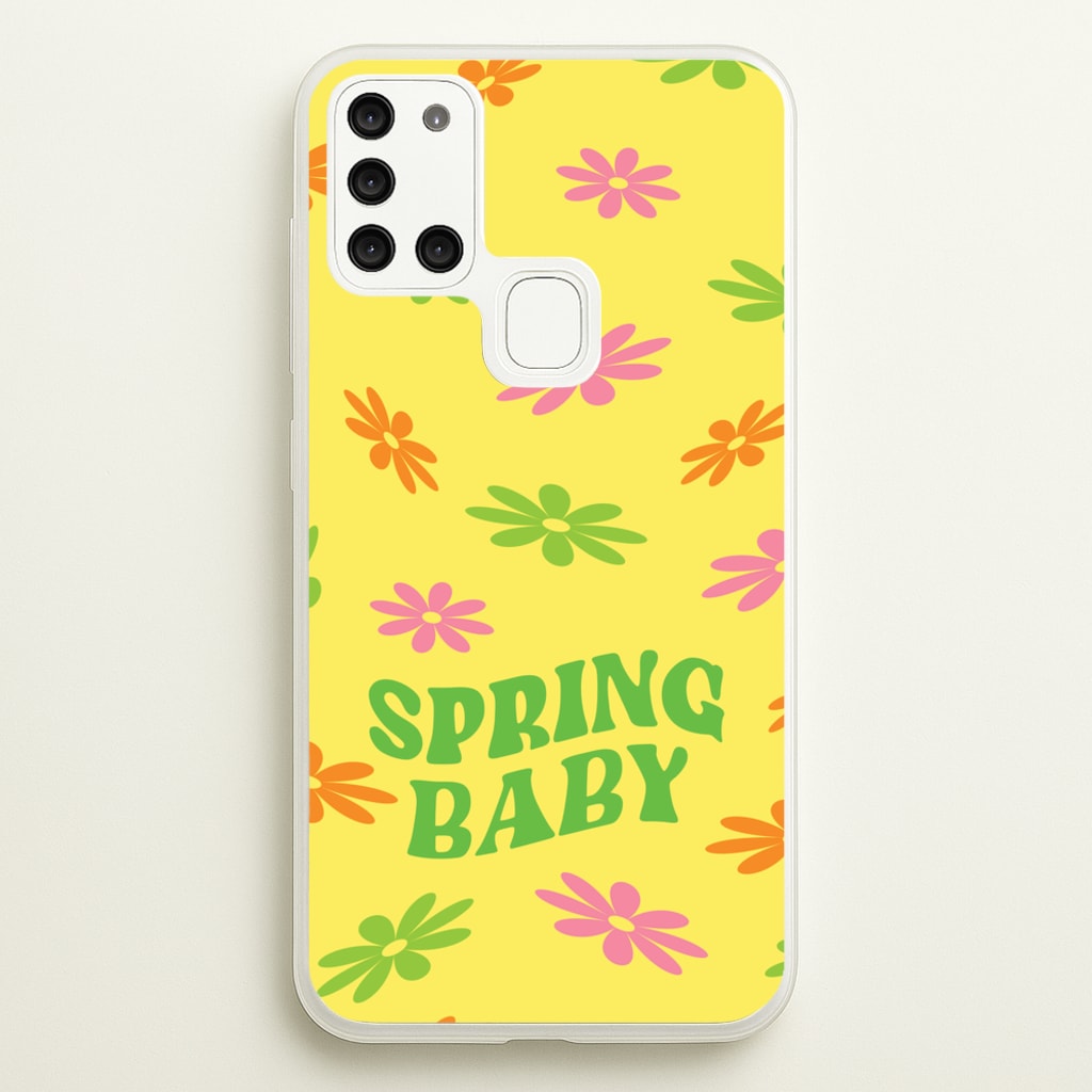 Spring Baby Retro Pattern - Spring Phone Case for Galaxy A21s