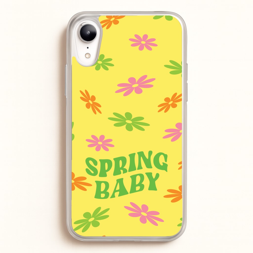 Spring Baby Retro Pattern - Spring Phone Case for iPhone XR
