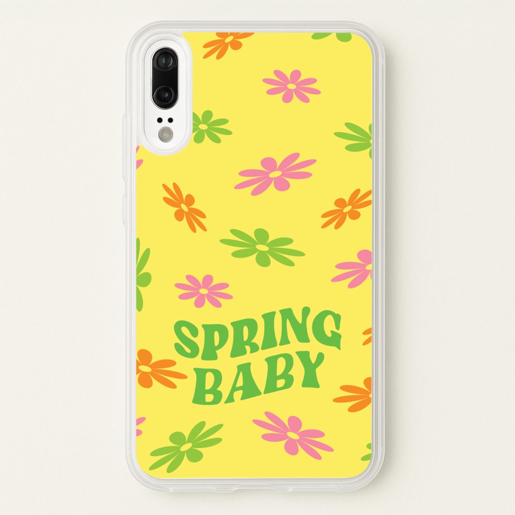 Spring Baby Retro Pattern - Spring Phone Case for Huawei P20