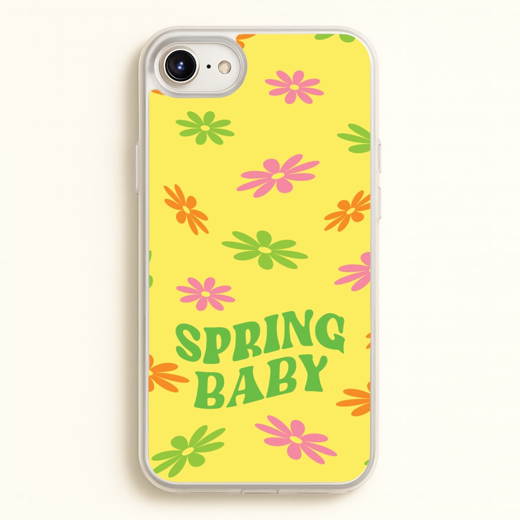 Spring Baby Retro Pattern - Spring Phone Case for iPhone 6 / 7 / 8 / SE