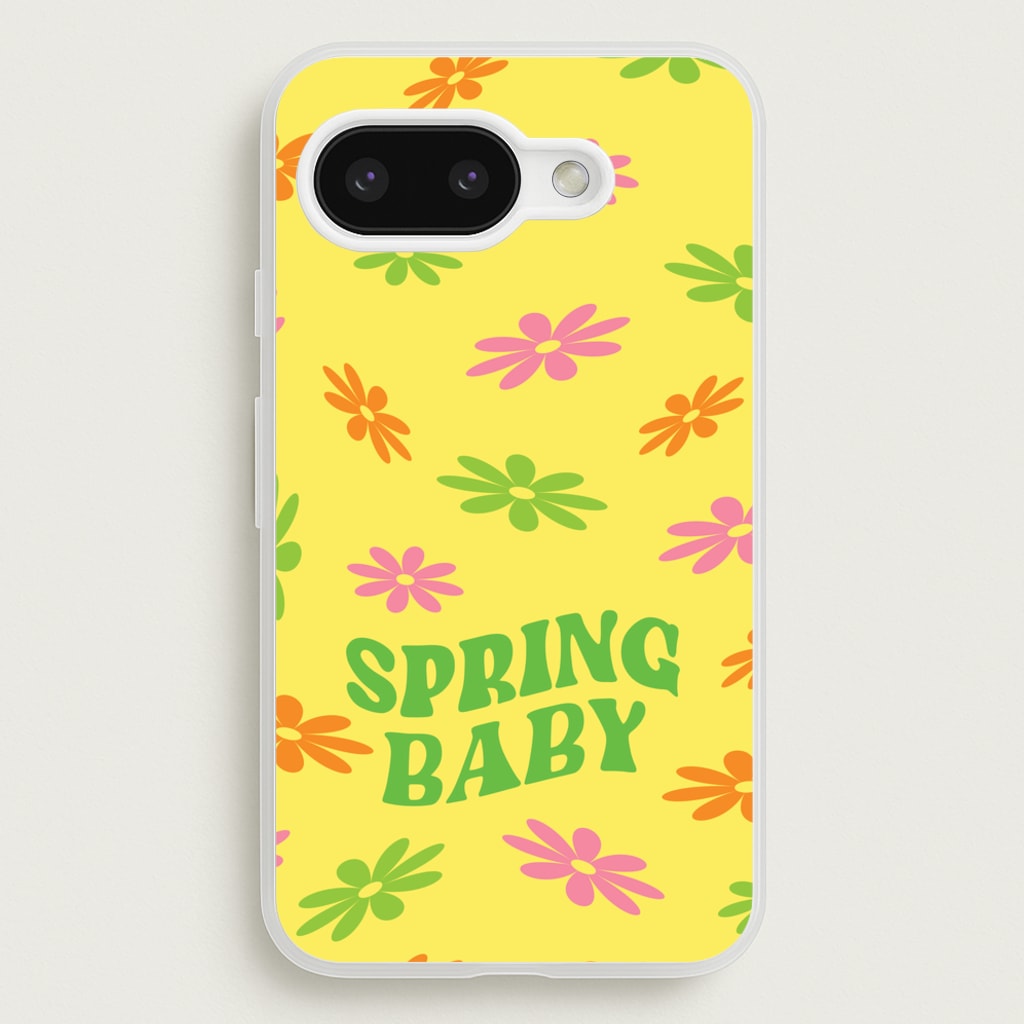 Spring Baby Retro Pattern - Spring Phone Case for Google Pixel 9a