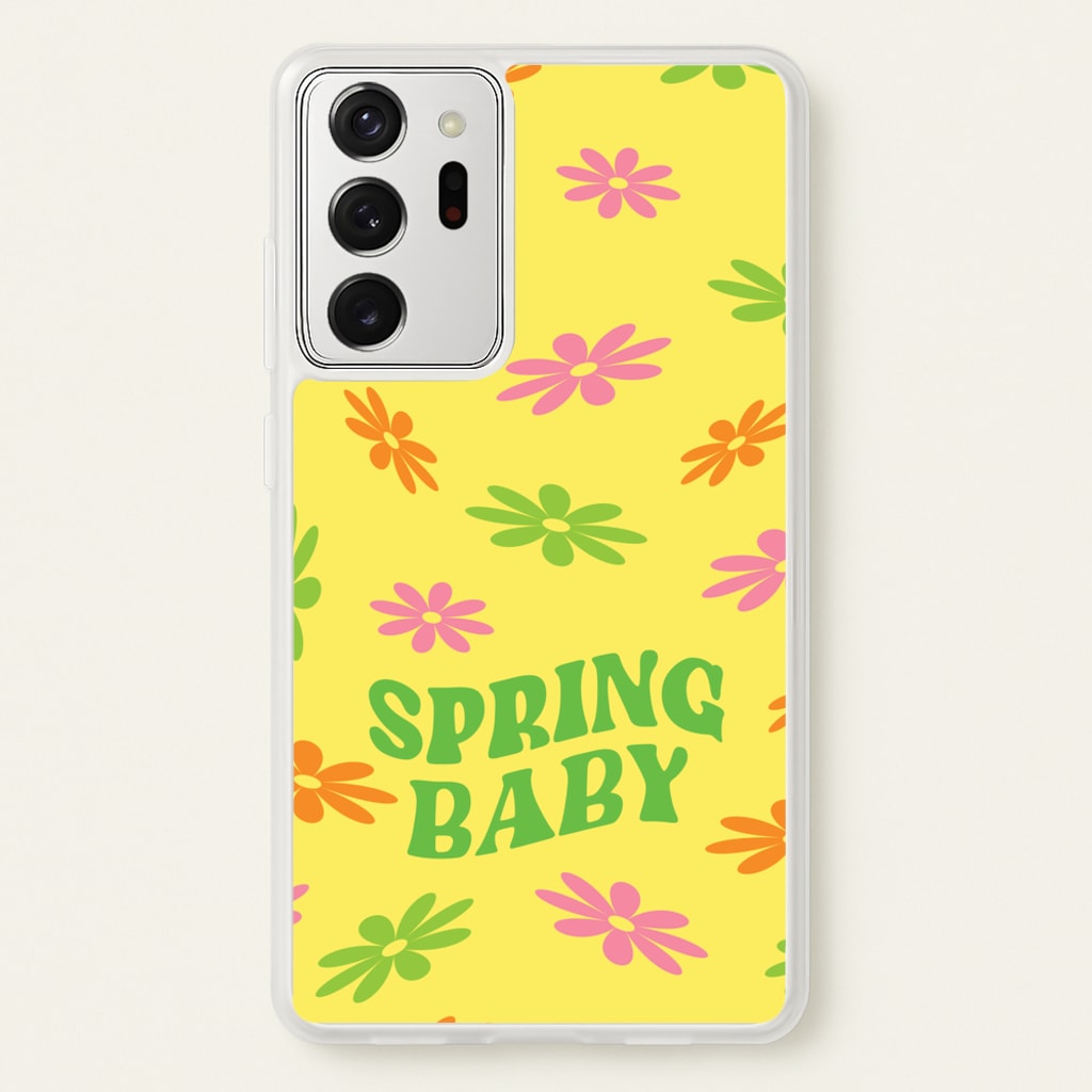 Spring Baby Retro Pattern - Spring Phone Case for Galaxy Note 20 Ultra