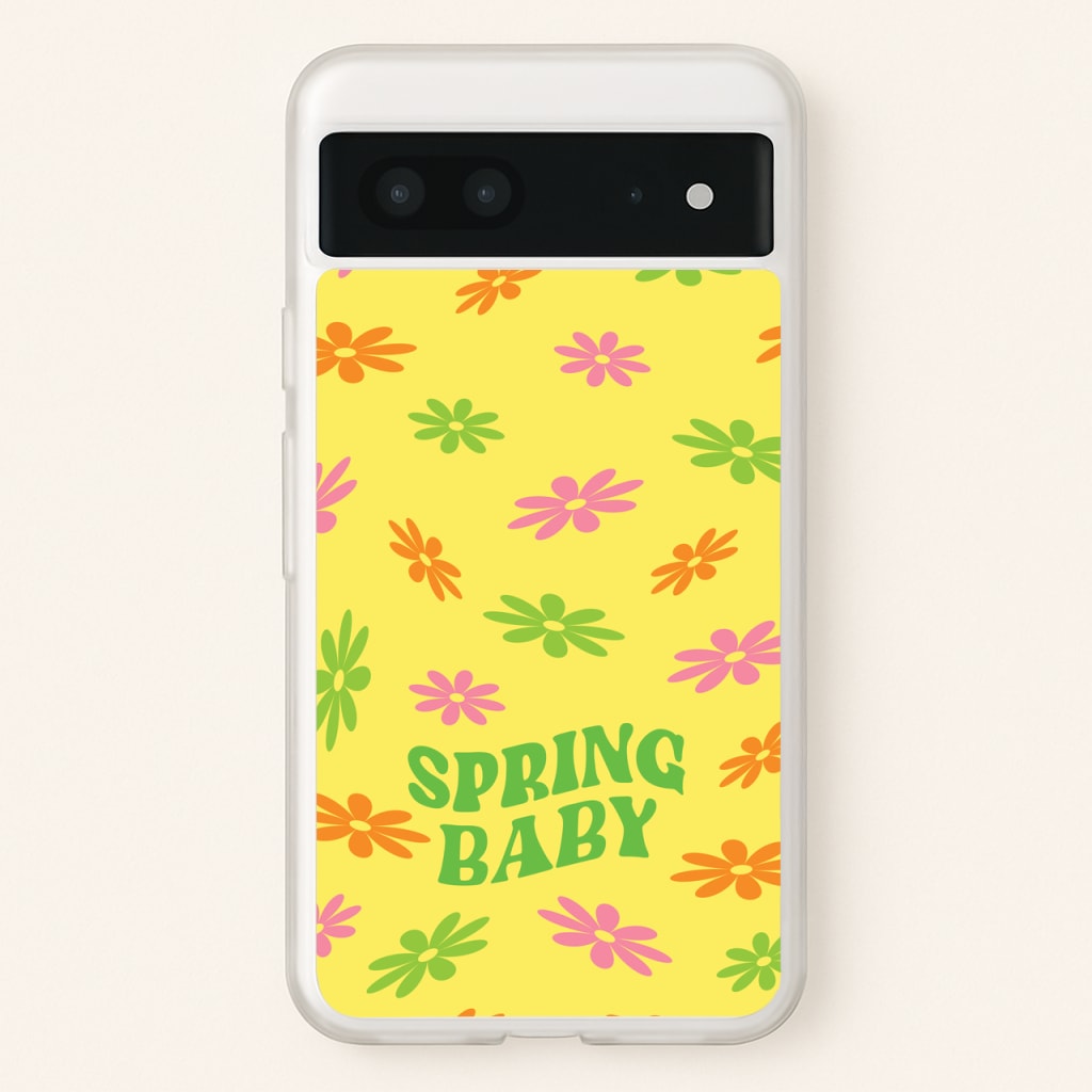 Spring Baby Retro Pattern - Spring Phone Case for Google Pixel 7