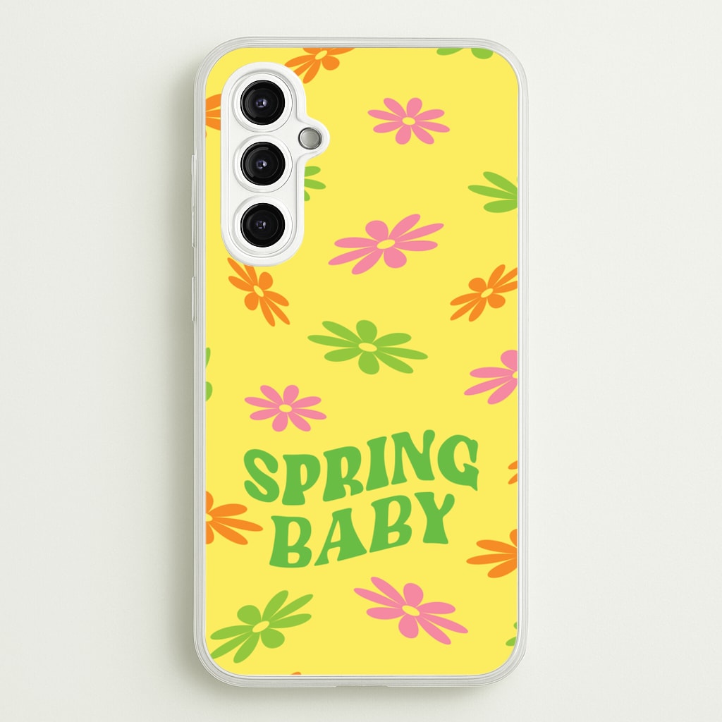 Spring Baby Retro Pattern - Spring Phone Case for Galaxy A14