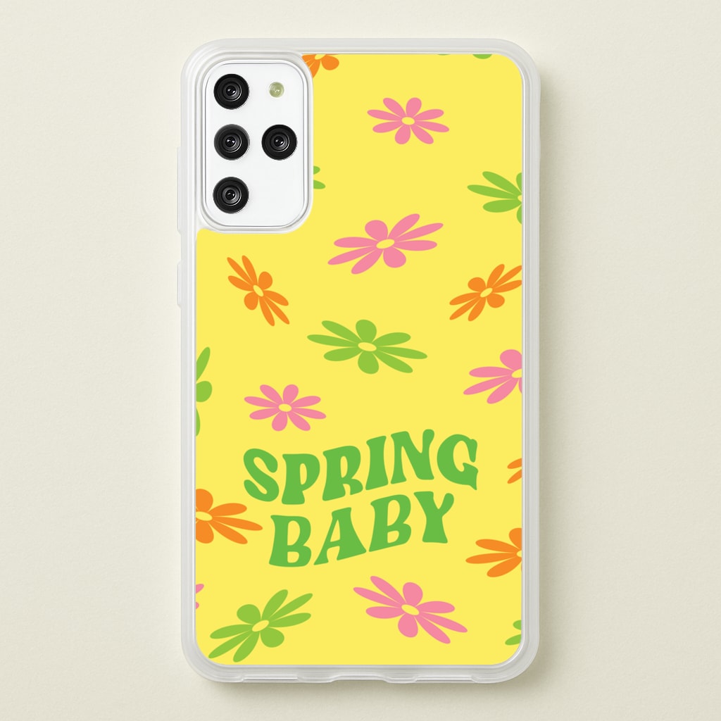 Spring Baby Retro Pattern - Spring Phone Case for Galaxy S20 Plus