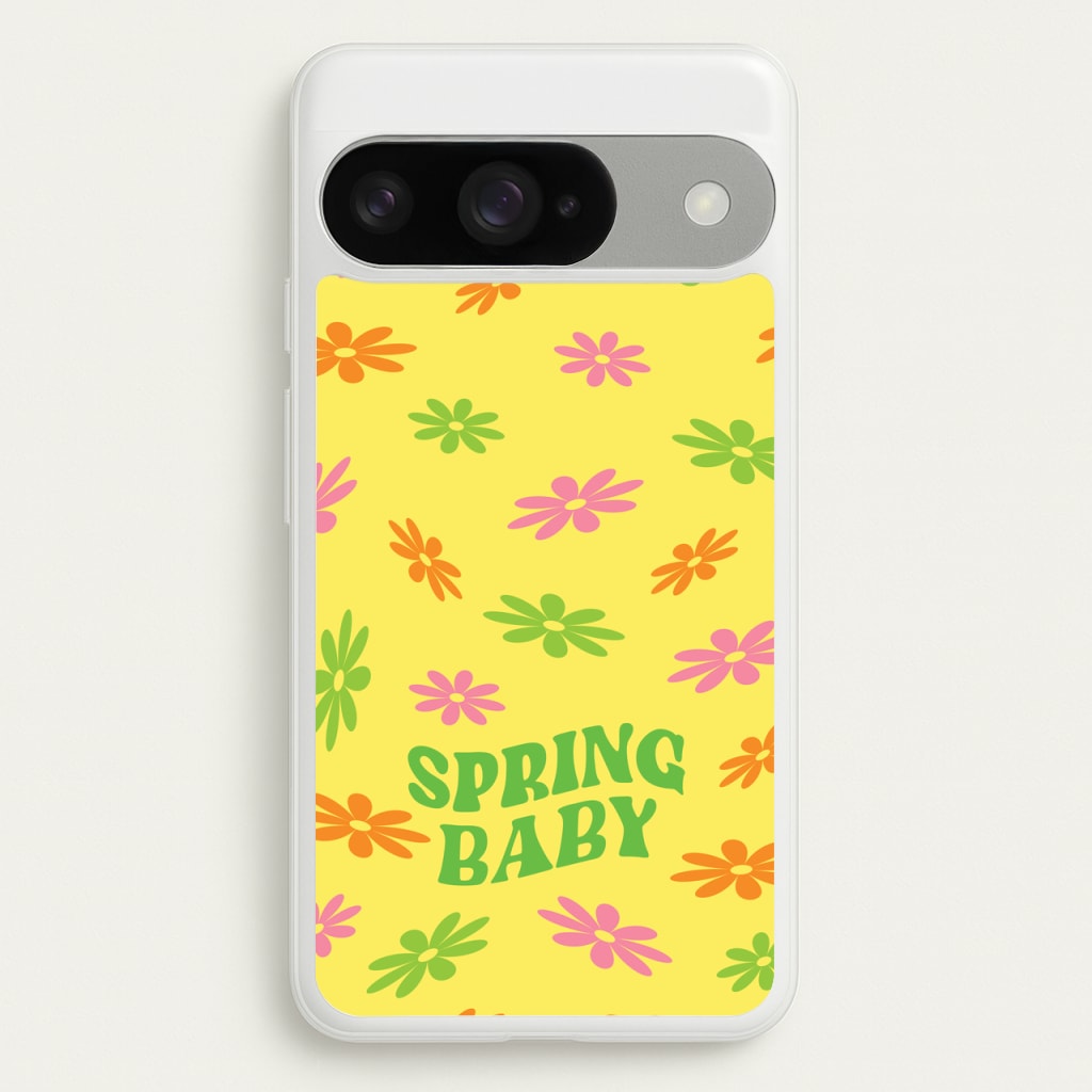 Spring Baby Retro Pattern Phone Case for Google Pixel 10 / 10 Pro