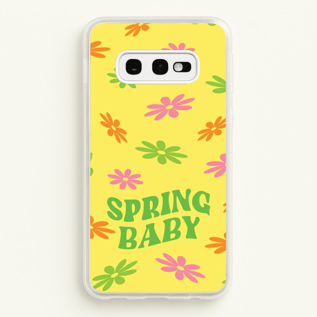 Spring Baby Retro Pattern - Spring Phone Case for Galaxy S10e