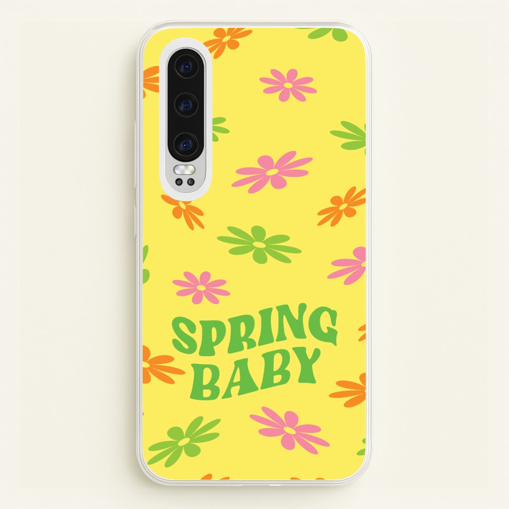 Spring Baby Retro Pattern - Spring Phone Case for Huawei P30