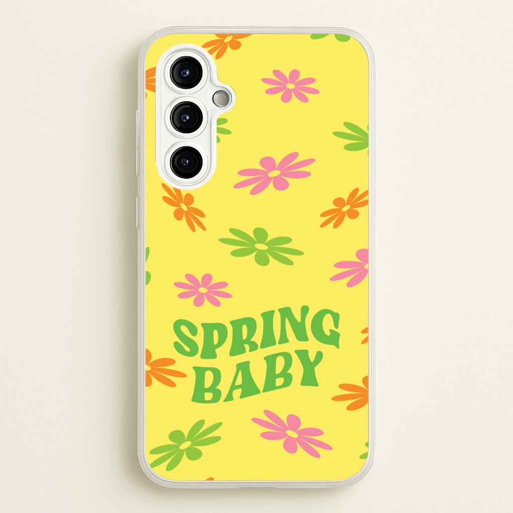 Spring Baby Retro Pattern - Spring Phone Case for Galaxy A54