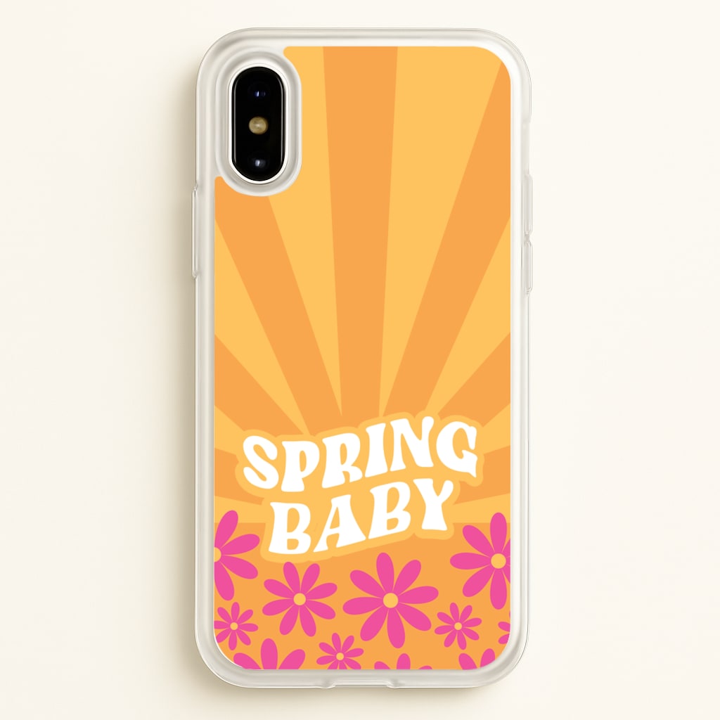Spring Baby Retro - Spring Phone Case for iPhone X / XS