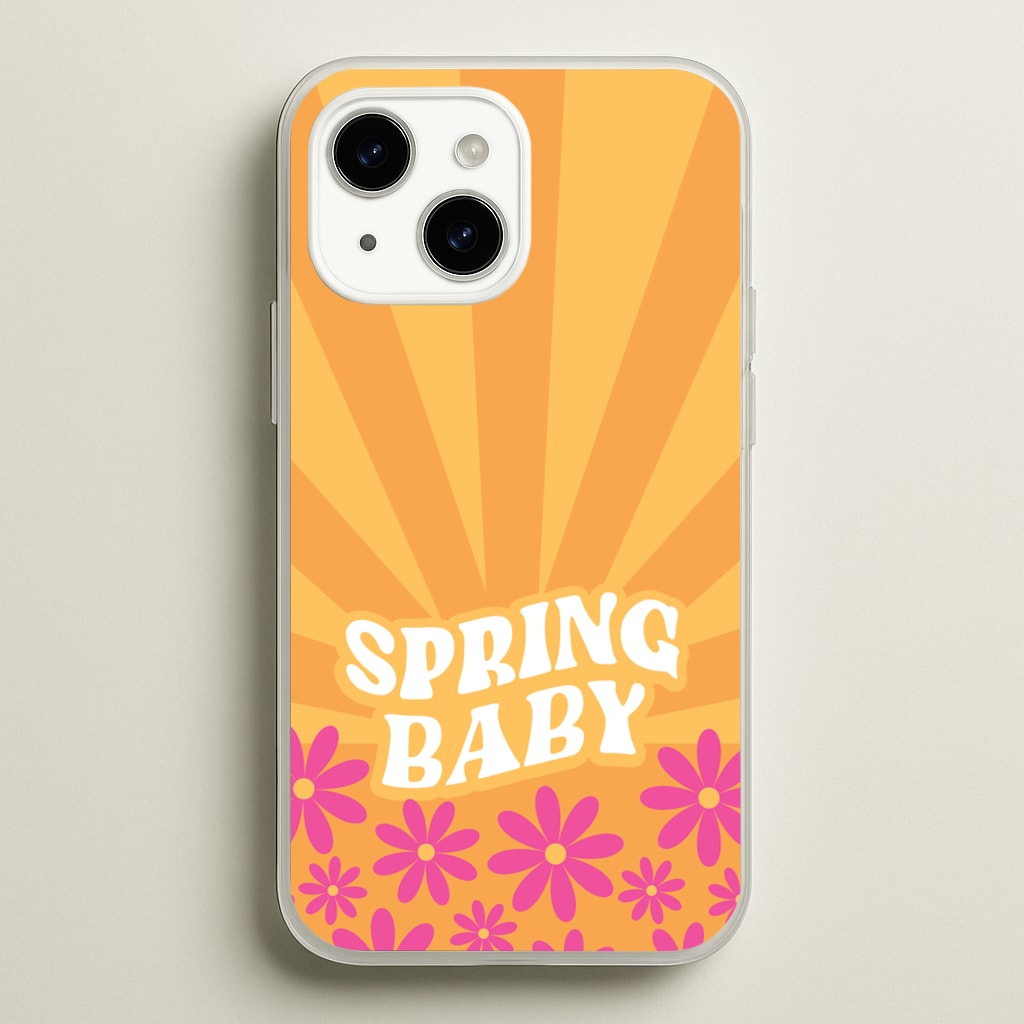 Spring Baby Retro - Spring Phone Case for iPhone 15
