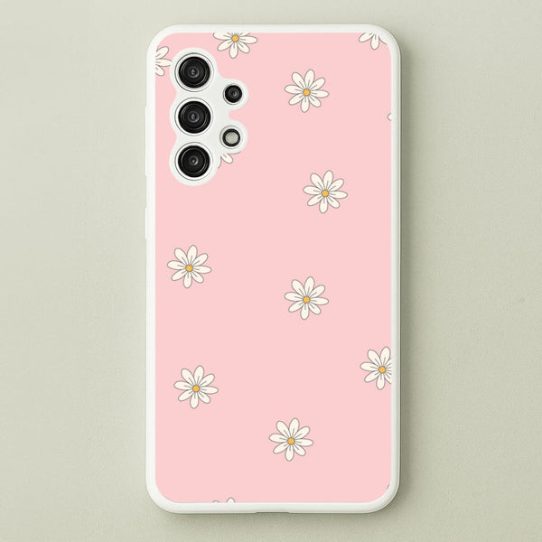 Dusty Pink Daisy Pattern - Spring Phone Case for Galaxy A13