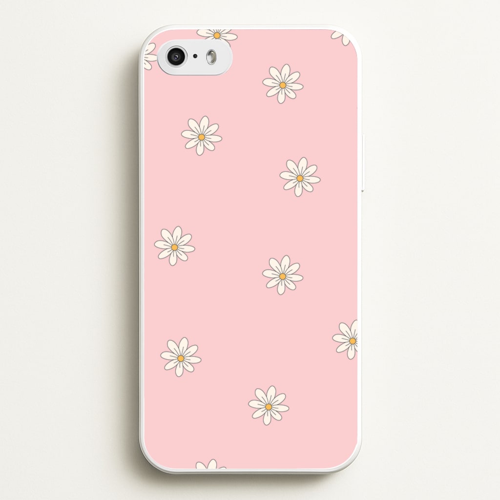 Dusty Pink Daisy Pattern - Spring Phone Case for iPhone 5 / 5s / SE 2016