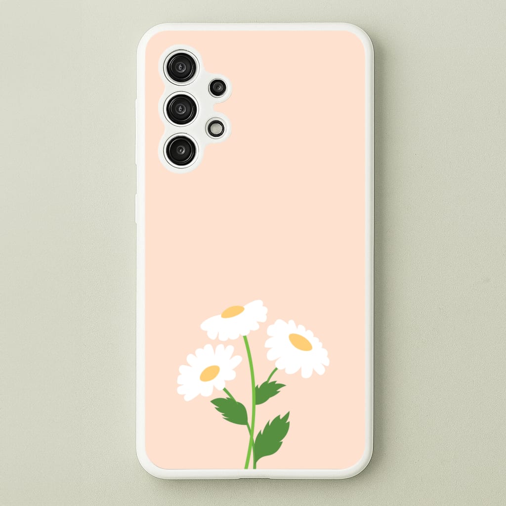 Peach And Dasies - Spring Phone Case for Galaxy A13