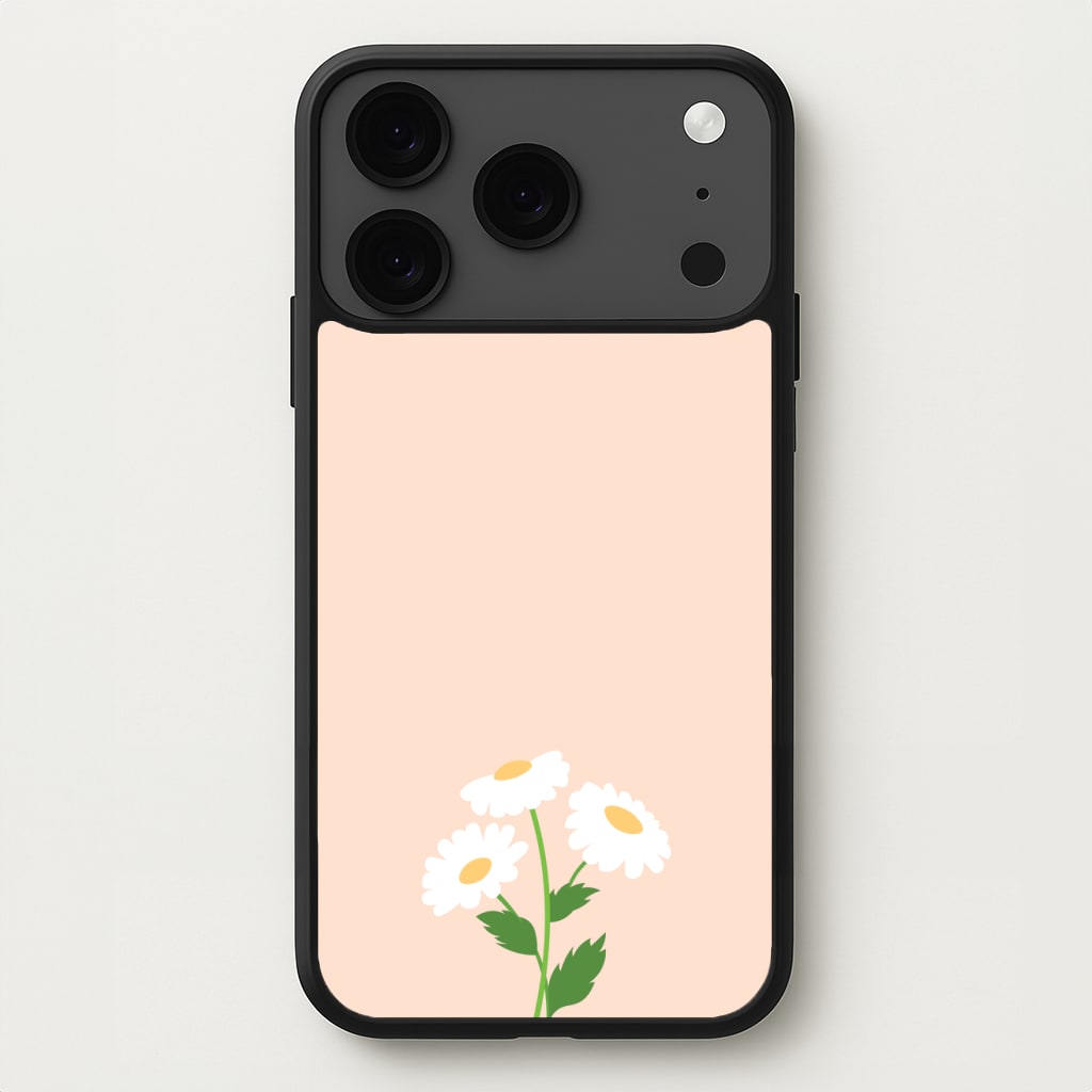 Peach And Dasies Phone Case for iPhone 17 Pro Max