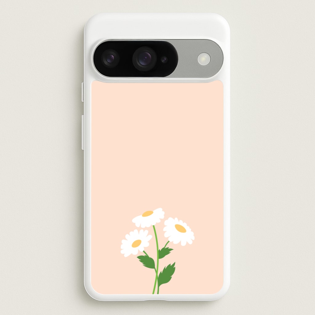 Peach And Dasies Phone Case for Google Pixel 10 / 10 Pro
