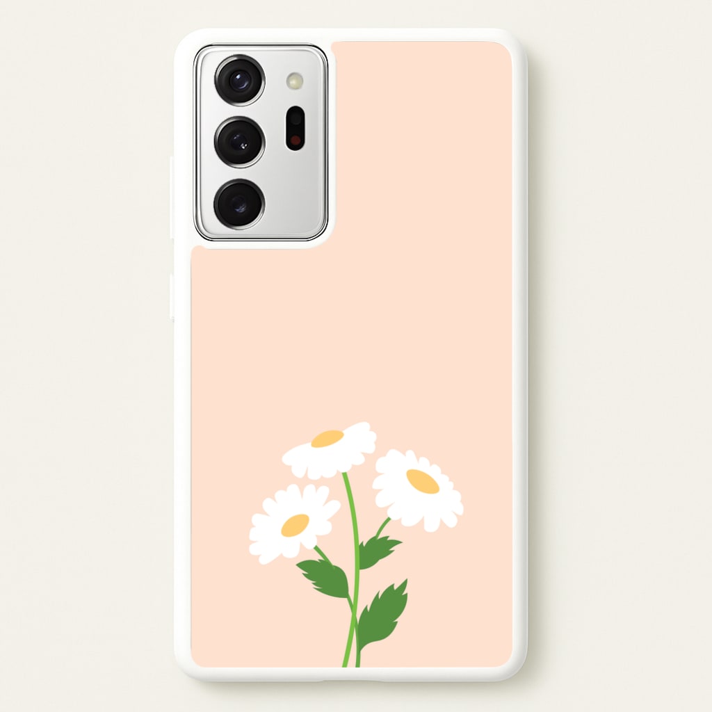 Peach And Dasies - Spring Phone Case for Galaxy Note 20 Ultra