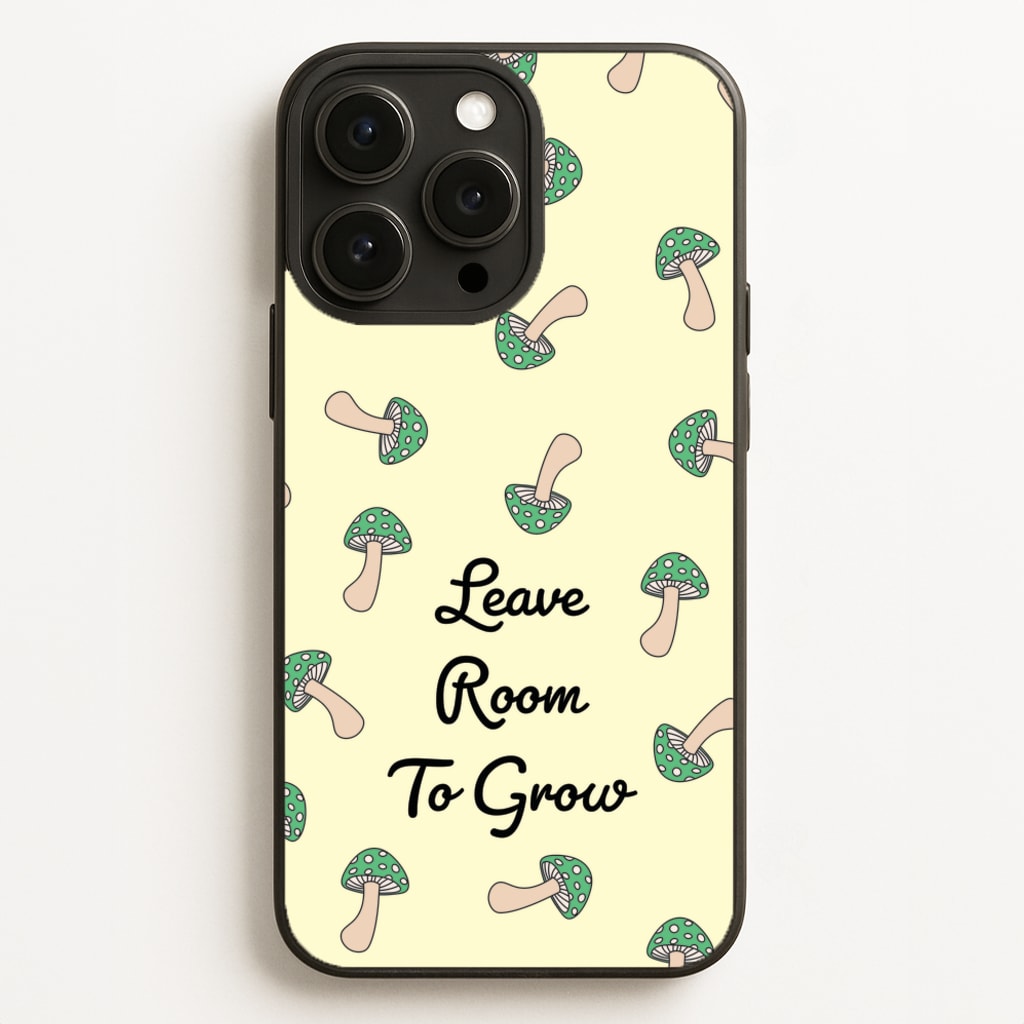 Leave Room To Go Mushroom Pattern  - Spring Phone Case for iPhone 16 Pro Max