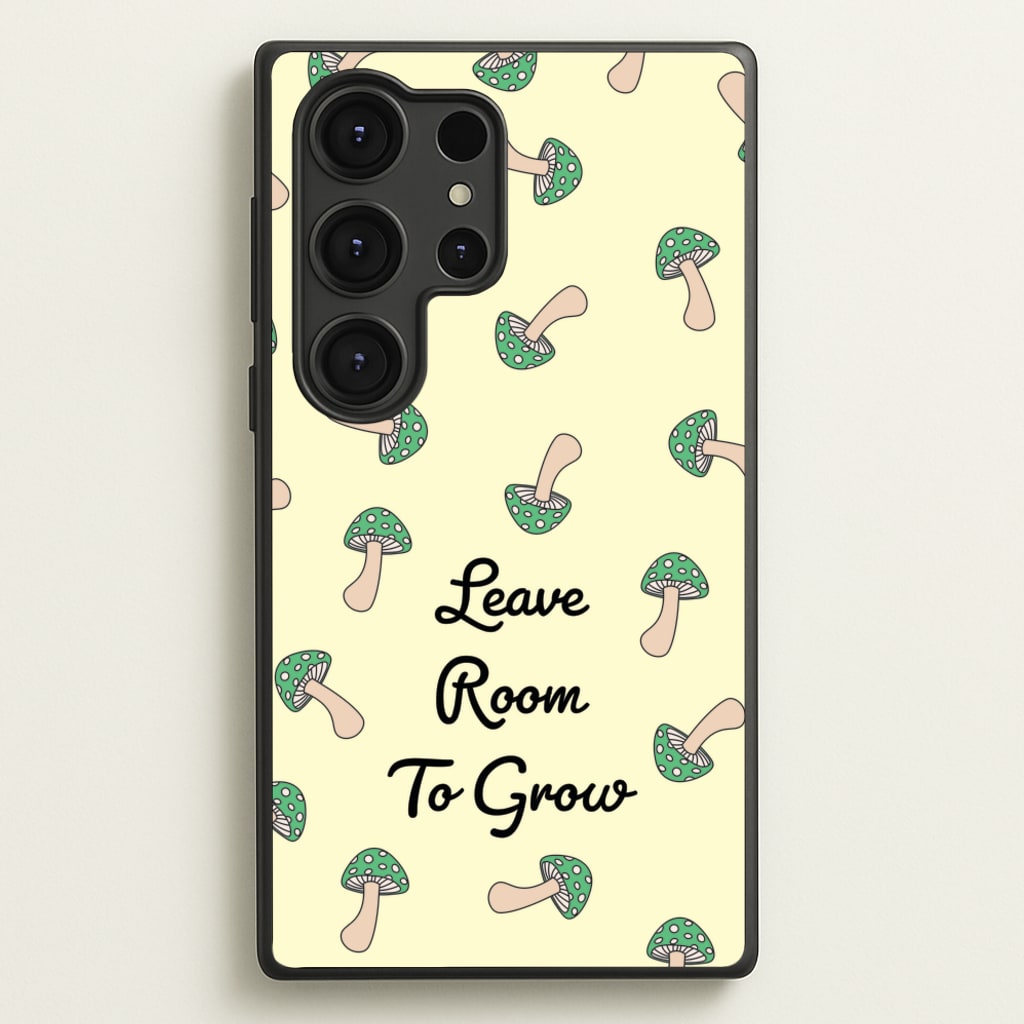 Leave Room To Go Mushroom Pattern - Spring Phone Case for Galaxy S25 Ultra