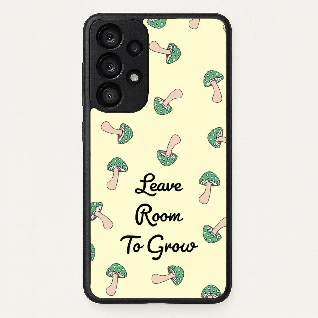 Leave Room To Go Mushroom Pattern - Spring Phone Case for Galaxy A33