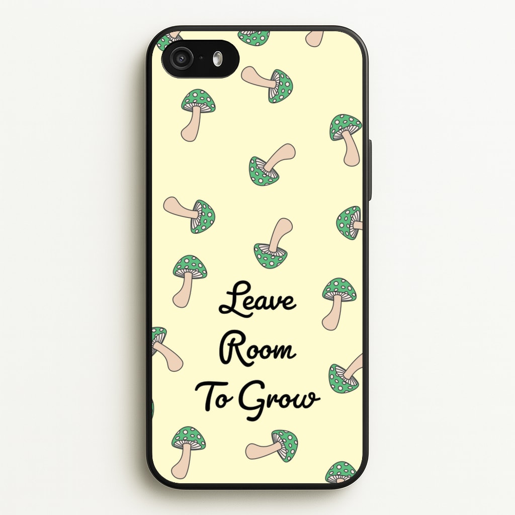 Leave Room To Go Mushroom Pattern - Spring Phone Case for iPhone 5 / 5s / SE 2016