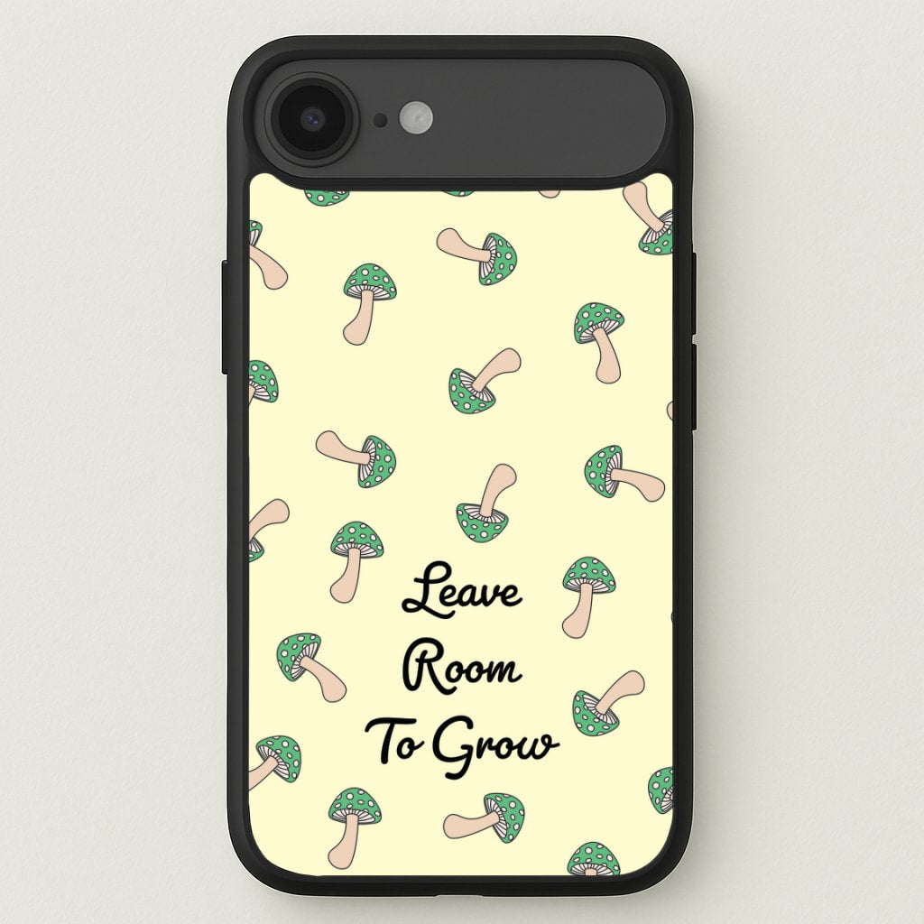 Leave Room To Go Mushroom Pattern Phone Case for iPhone 17 Air