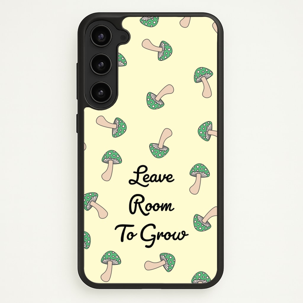 Leave Room To Go Mushroom Pattern - Spring Phone Case for Galaxy S23 Plus