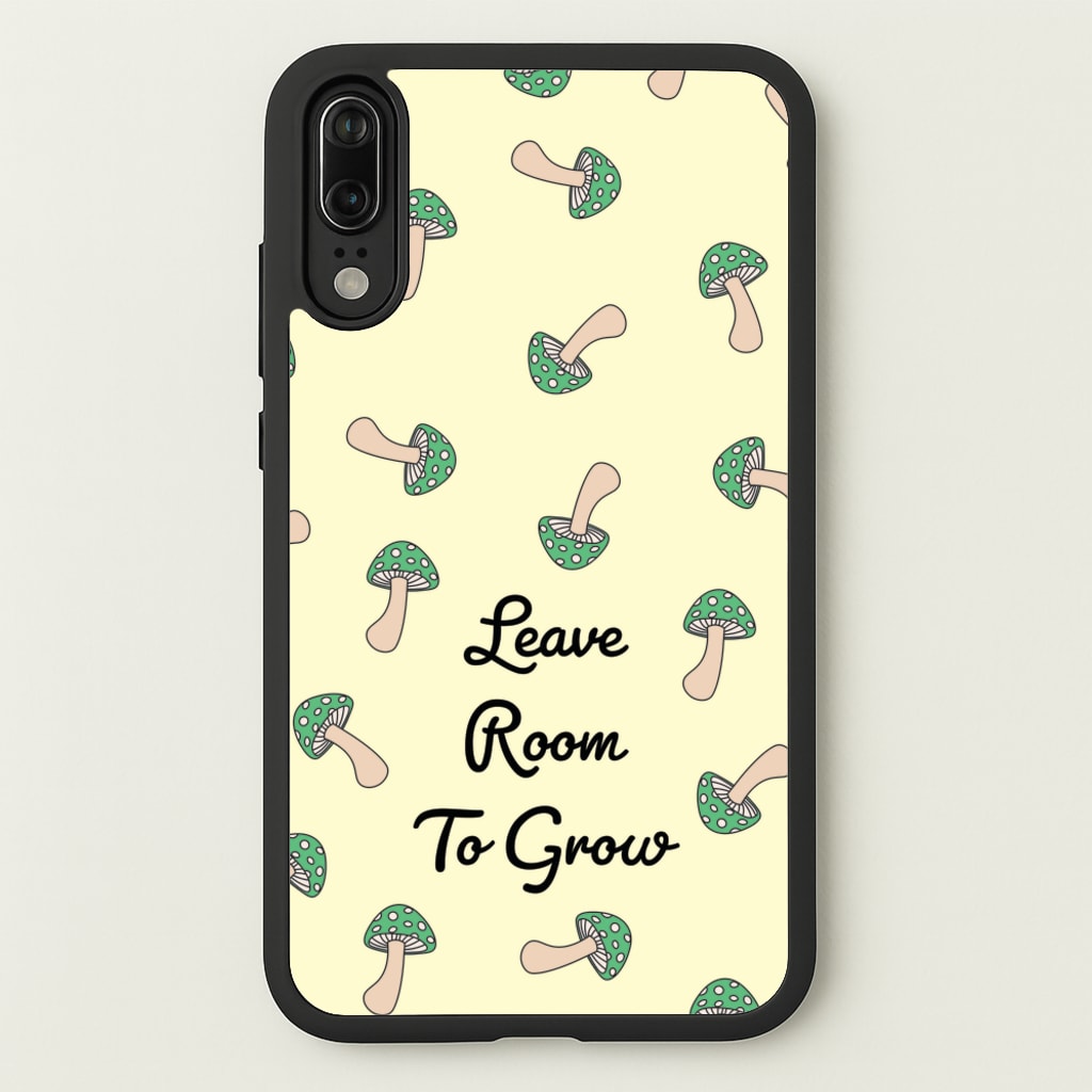 Leave Room To Go Mushroom Pattern - Spring Phone Case for Huawei P20