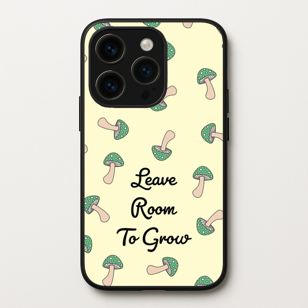 Leave Room To Go Mushroom Pattern - Spring Phone Case for iPhone 15 Pro Max