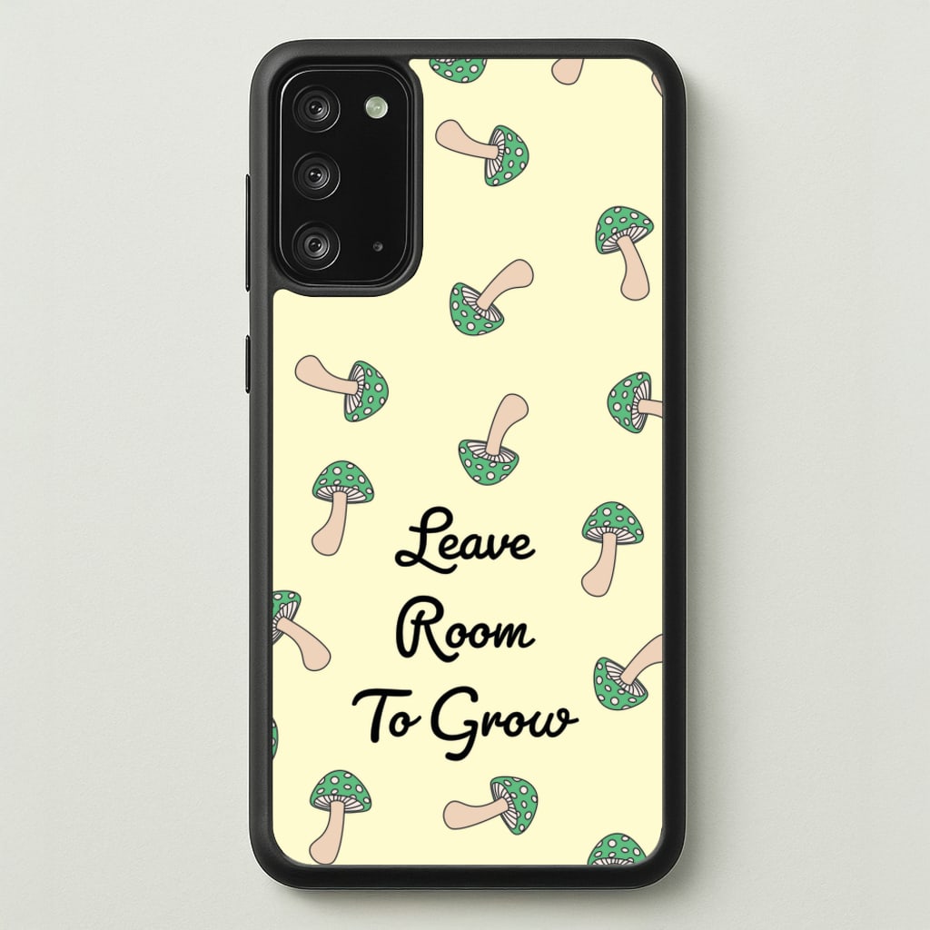 Leave Room To Go Mushroom Pattern - Spring Phone Case for Galaxy Note 20