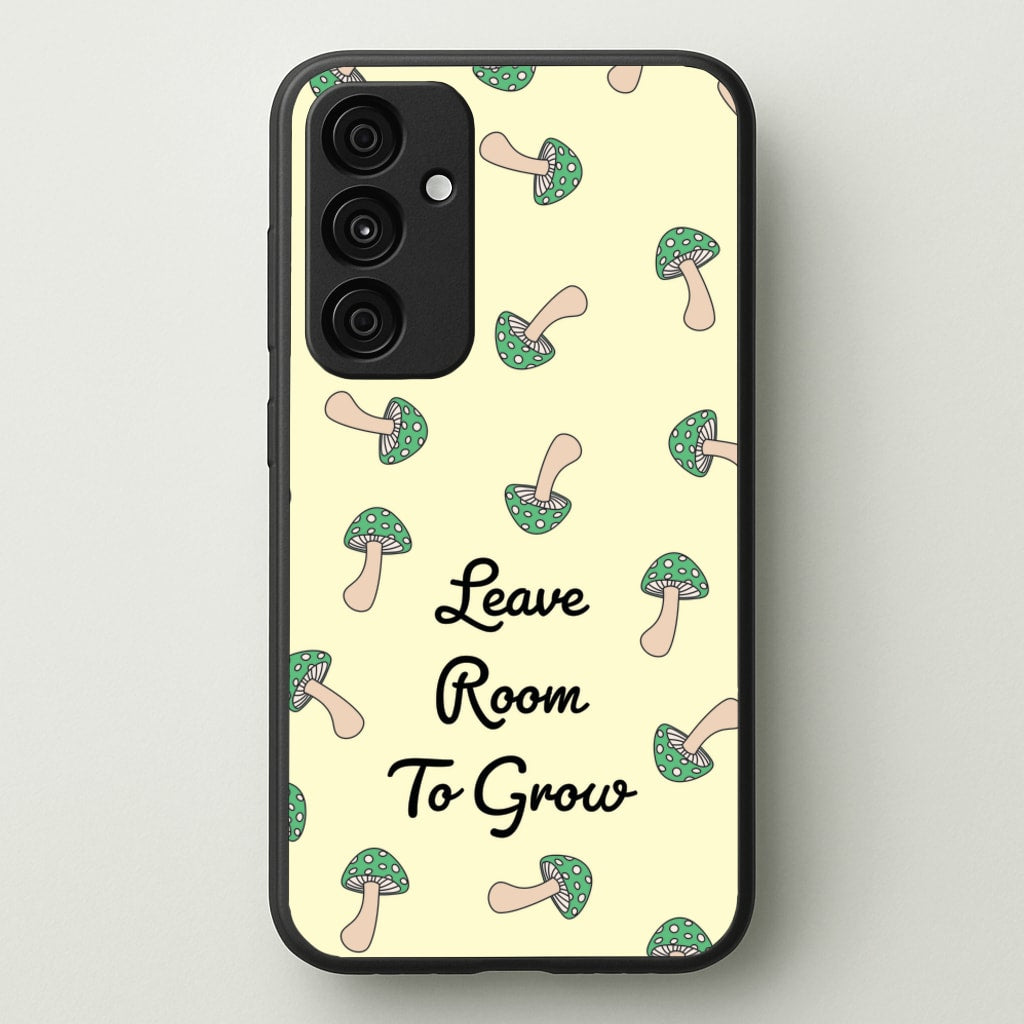 Leave Room To Go Mushroom Pattern - Spring Phone Case for Galaxy A55