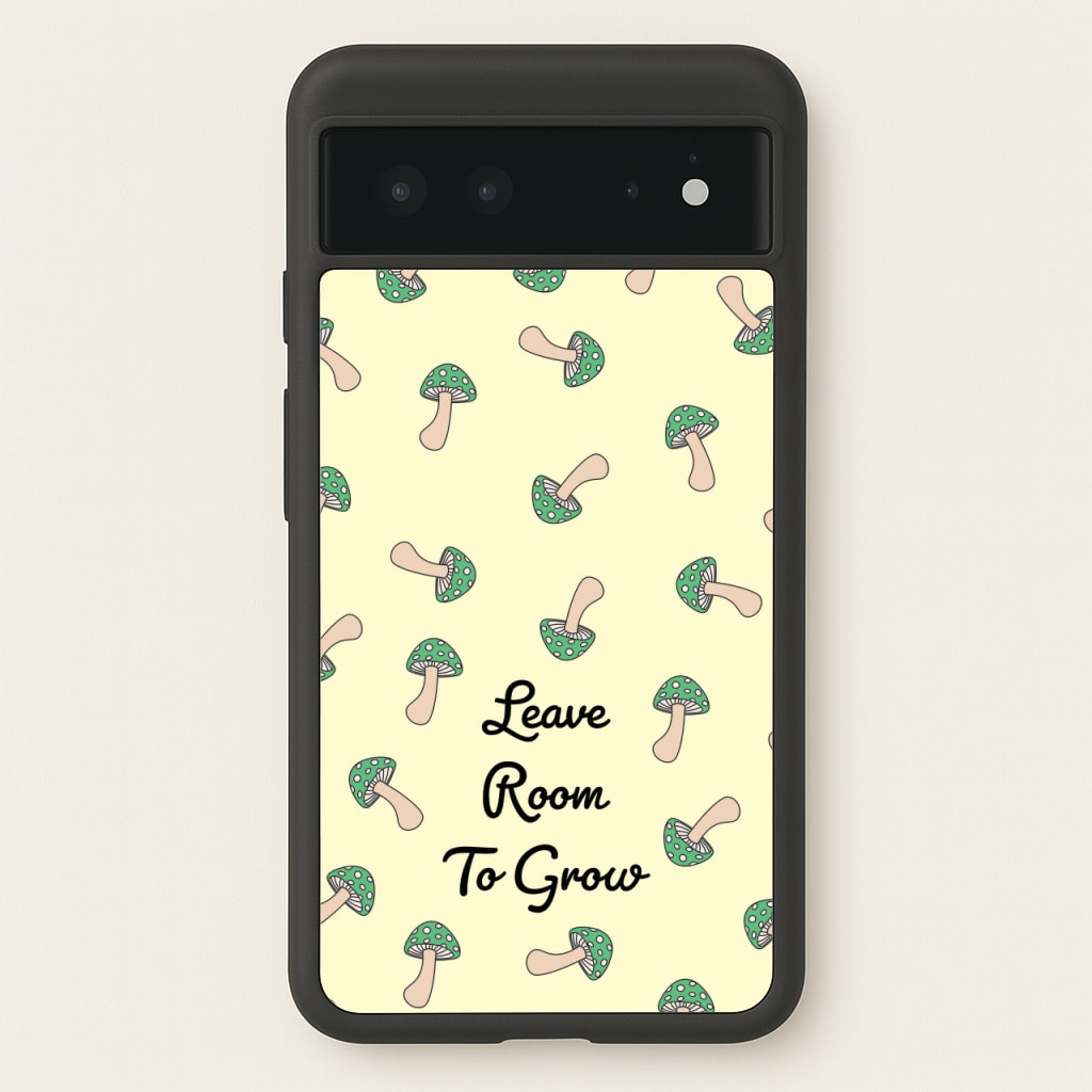 Leave Room To Go Mushroom Pattern - Spring Phone Case for Google Pixel 6