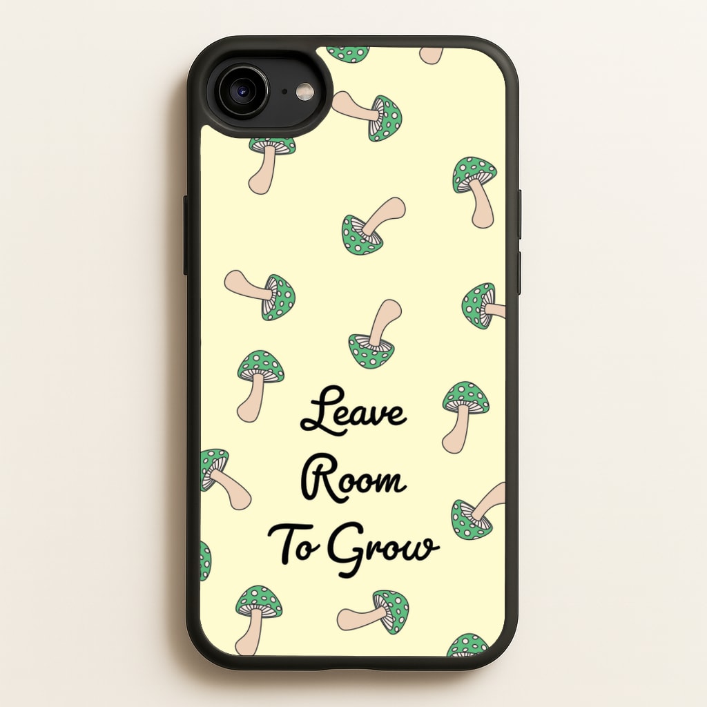 Leave Room To Go Mushroom Pattern - Spring Phone Case for iPhone 6 / 7 / 8 / SE
