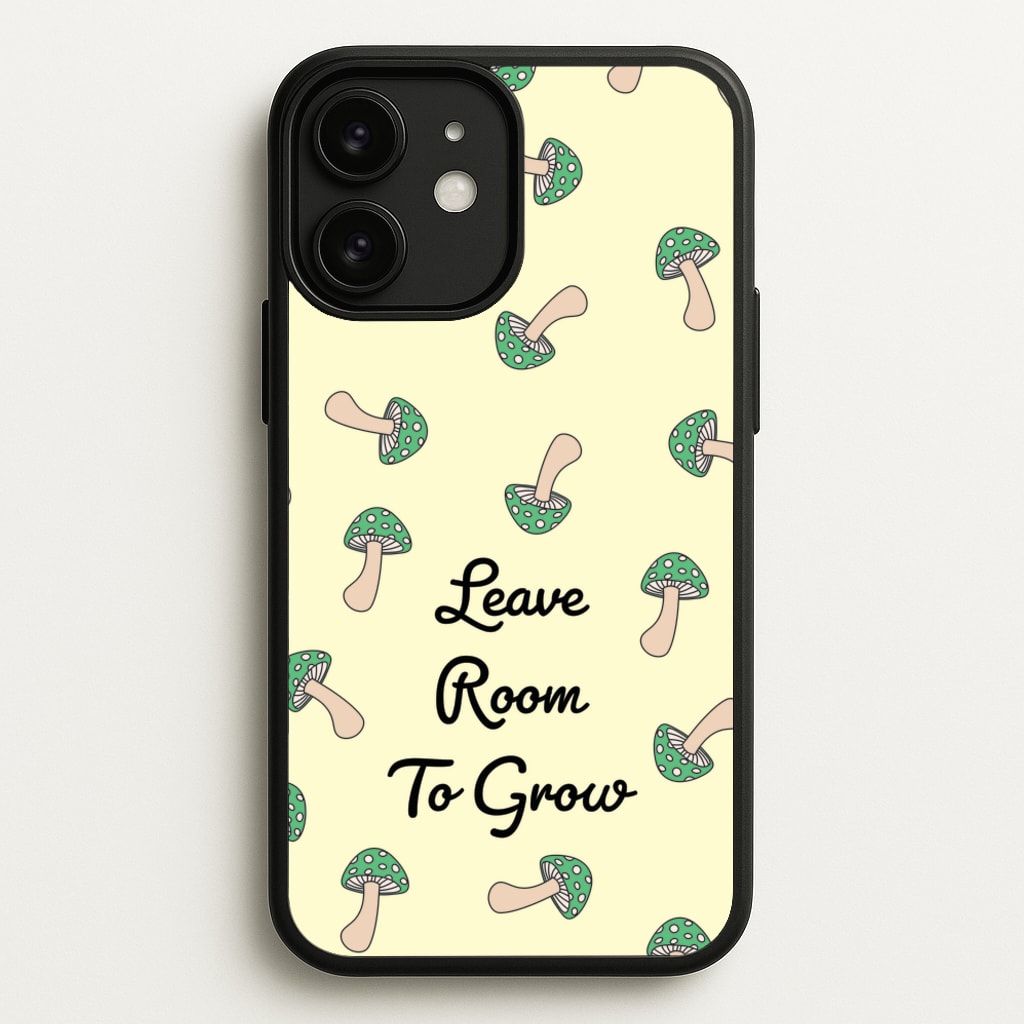 Leave Room To Go Mushroom Pattern - Spring Phone Case for iPhone 11