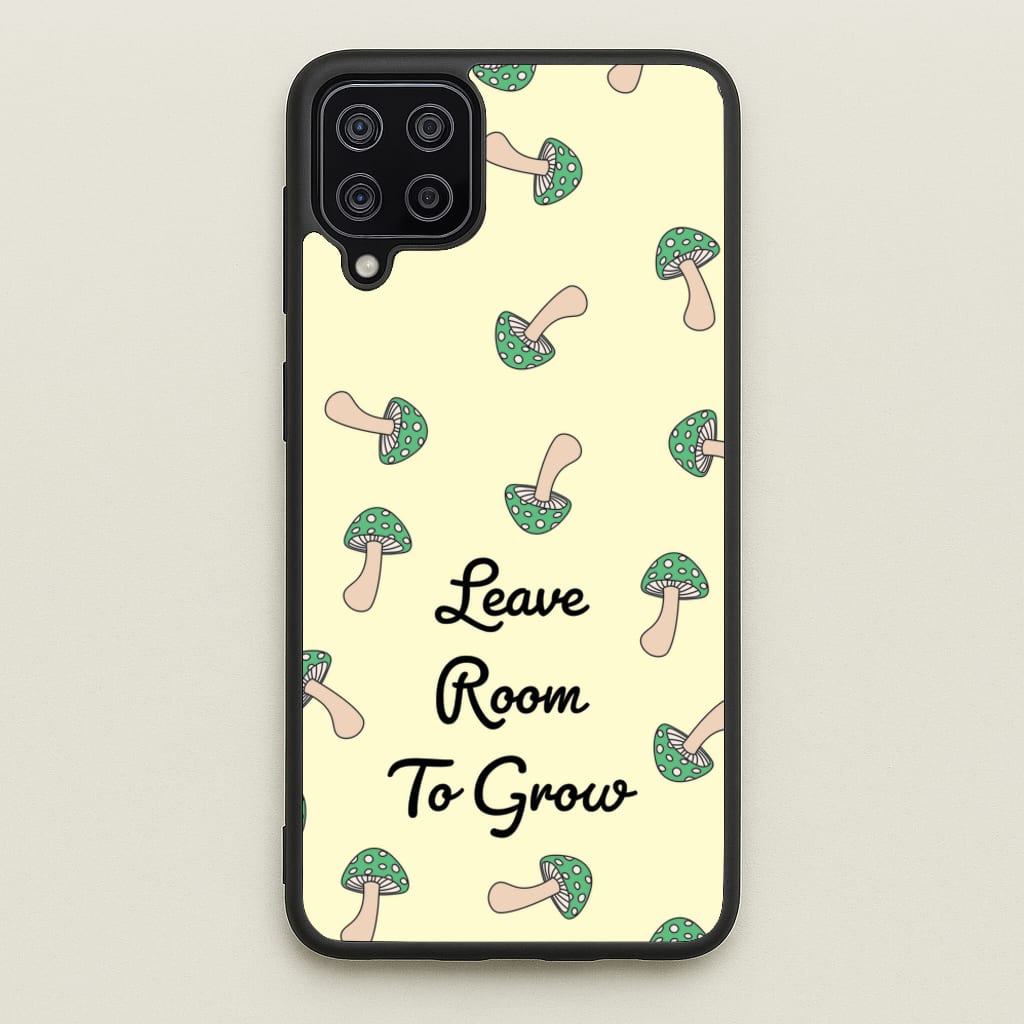 Leave Room To Go Mushroom Pattern - Spring Phone Case for Galaxy A12