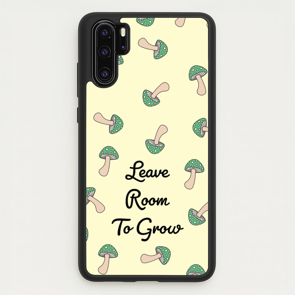 Leave Room To Go Mushroom Pattern - Spring Phone Case for Huawei P30 Pro
