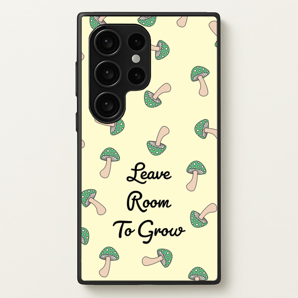 Leave Room To Go Mushroom Pattern - Spring Phone Case for Galaxy S24 Ultra