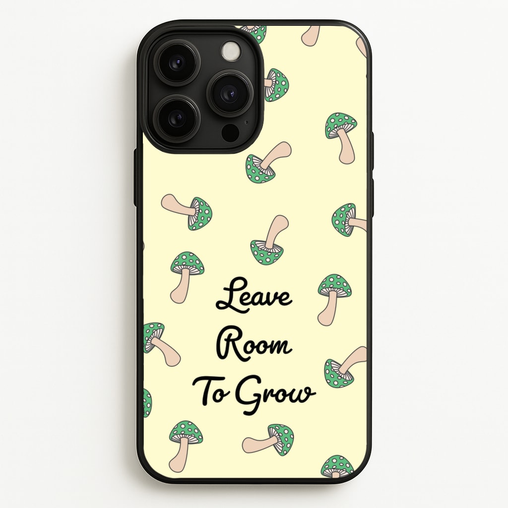 Leave Room To Go Mushroom Pattern - Spring Phone Case for iPhone 13 Pro Max