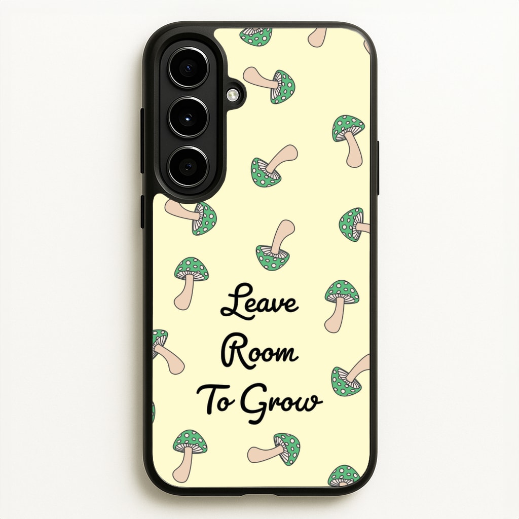 Leave Room To Go Mushroom Pattern - Spring Phone Case for Galaxy A56