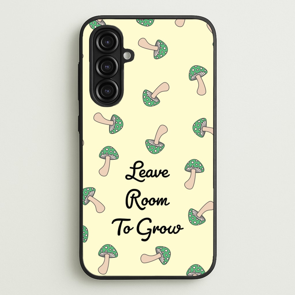 Leave Room To Go Mushroom Pattern - Spring Phone Case for Galaxy A16