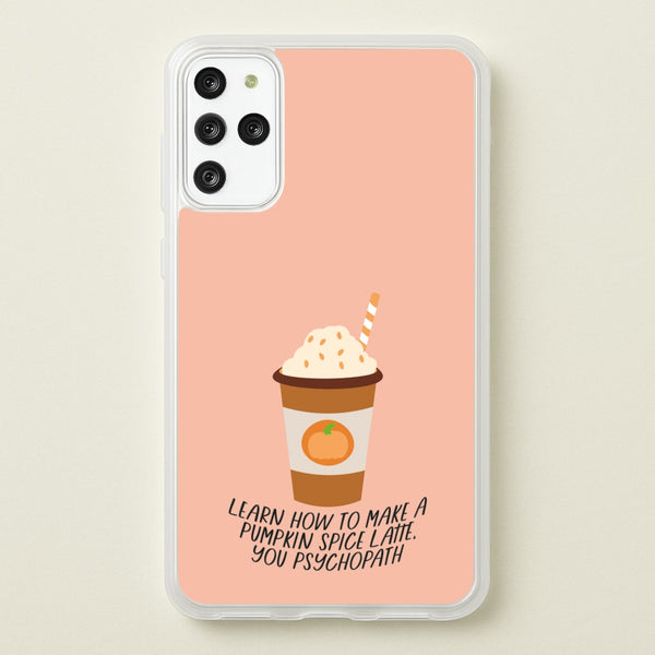 Learn How To Make A Pumpkin Spice Latte - Halloween Queens - Scream Queens Phone Case for Galaxy S20 Plus